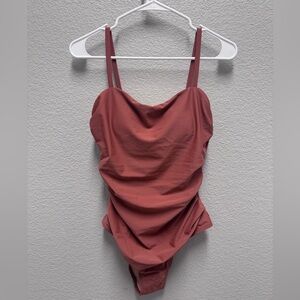 Cupshe Rust One-Piece Swimsuit